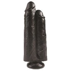 consolador doble two cocks negro 9 king cock