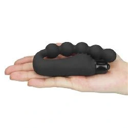consolador masculino anal beads negro - detalle 5