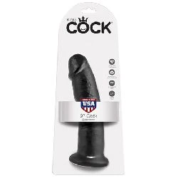 consolador negro de 23cm king cock 9 - detalle 4