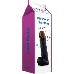 consolador principe negro de 20 centimetros - detalle 2