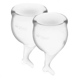 copa menstrual pack 2 transparente feel secure