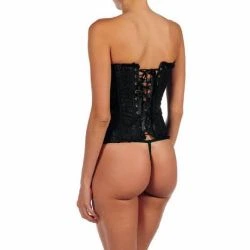 corset atenea negro intimax - detalle 2