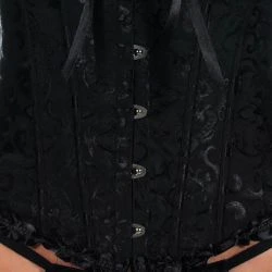 corset atenea negro intimax - detalle 3