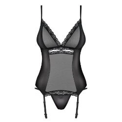 corset con liguero negro 868 cor 1 - detalle 3