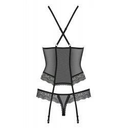 corset negro de encaje 864 cor 1 - detalle 3
