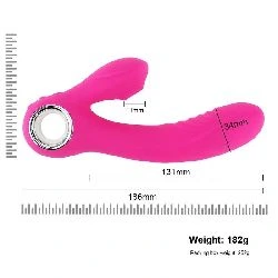vibrador succionador con lengua estimuladora y funcion calor silicona usb - detalle 8