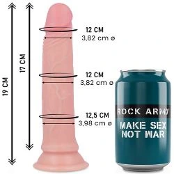 dildo 19 cm silicona liquida premium - detalle 4