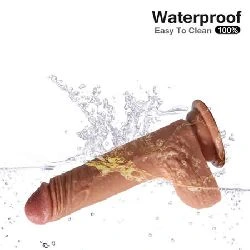 dildo doble densidad silicona crowley 18 cm - detalle 5
