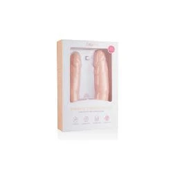 dildo doble flexible silicona natural 40 cm - detalle 3