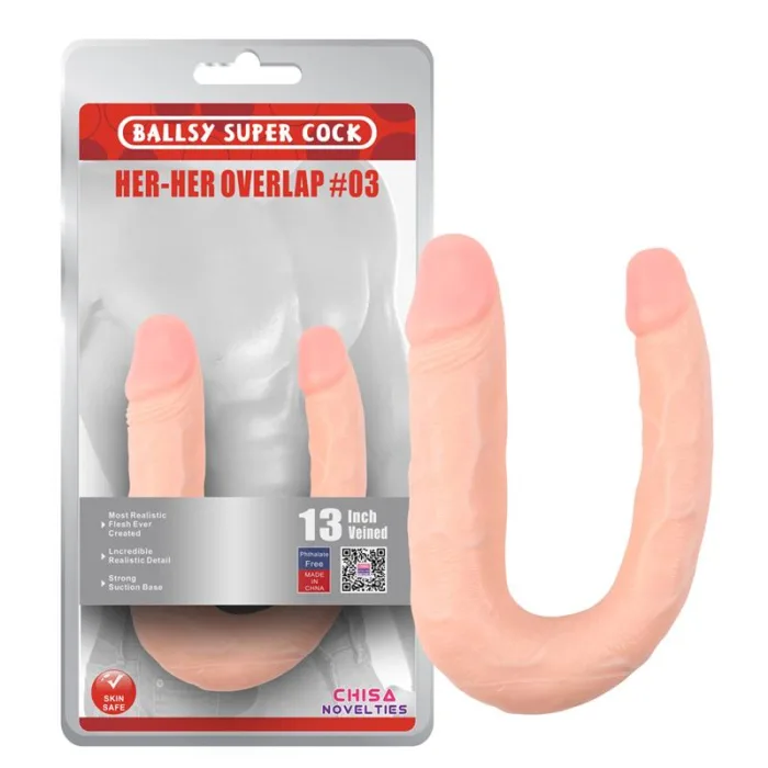 Dildo Doble Her Her Overlap N3 Natural - detalle 2