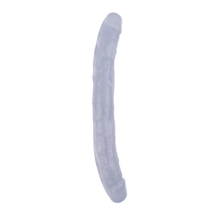 Dildo Doble Hi Rubber 12.8 Transparente