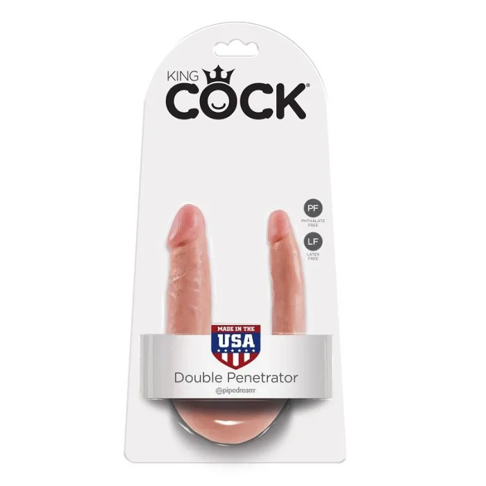 DILDO DOBLE PENETRACIÓN 12.7 CM NATURAL - detalle 5