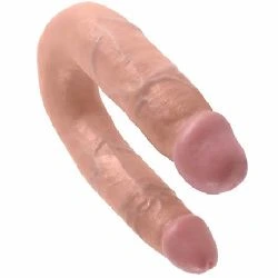 dildo doble penetracion mediano 14 cm king cock - detalle 3