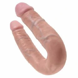 dildo doble penetracion mediano 14 cm king cock - detalle 4
