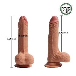 dildo doble silicona densidad castiel 19 cm - detalle 5