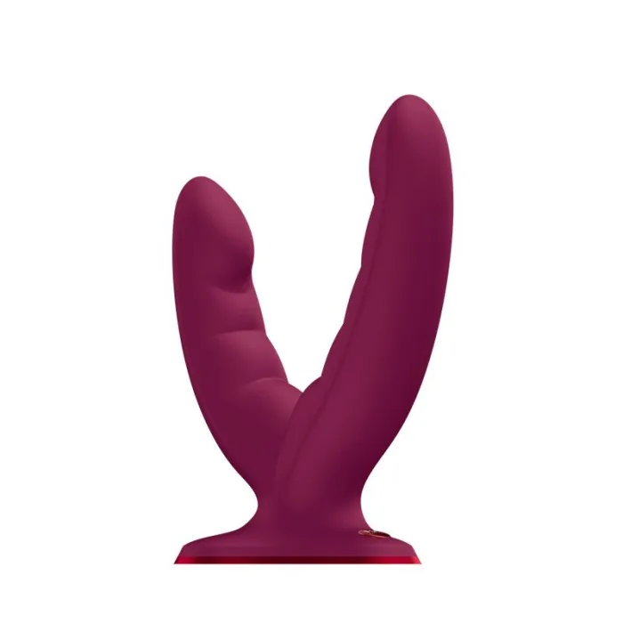 Dildo doble Wine Red Ryde Grinding - detalle 2