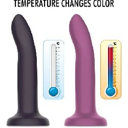 dildo negro morado mythology duman mystic 14 cm - detalle 3