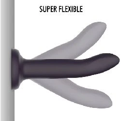dildo negro morado mythology duman mystic 14 cm - detalle 5