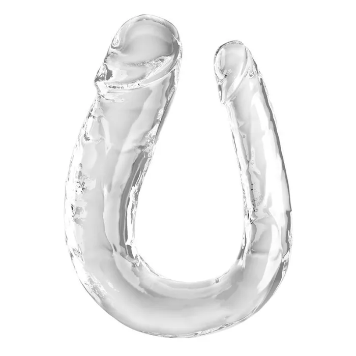 Dildo O Consolador Doble 44 CM TRANSPARENTE