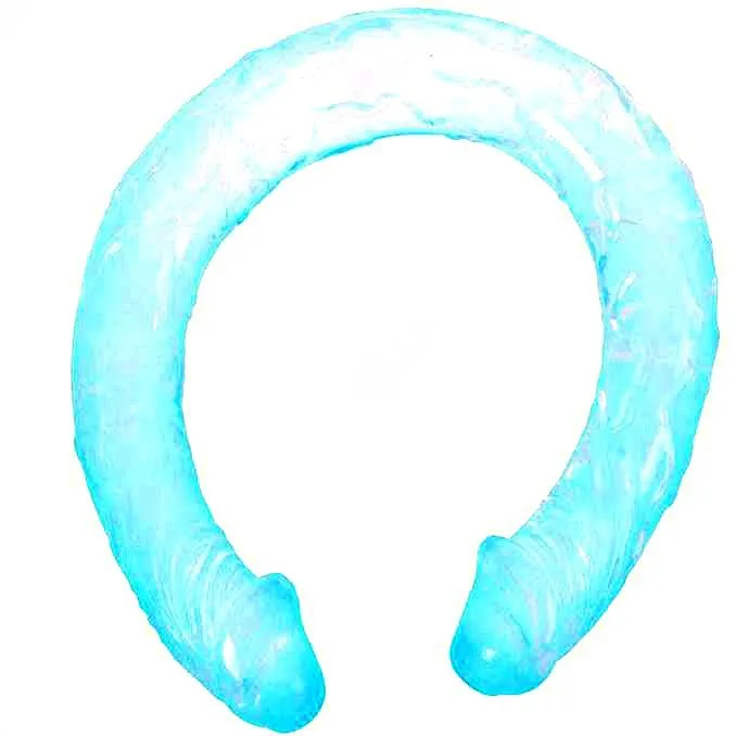Dildo O Consolador Doble AZUL 44.5 CM