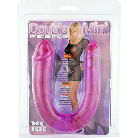 Dildo o Consolador Doble DE GELATINA FLEXIBLE - detalle 2