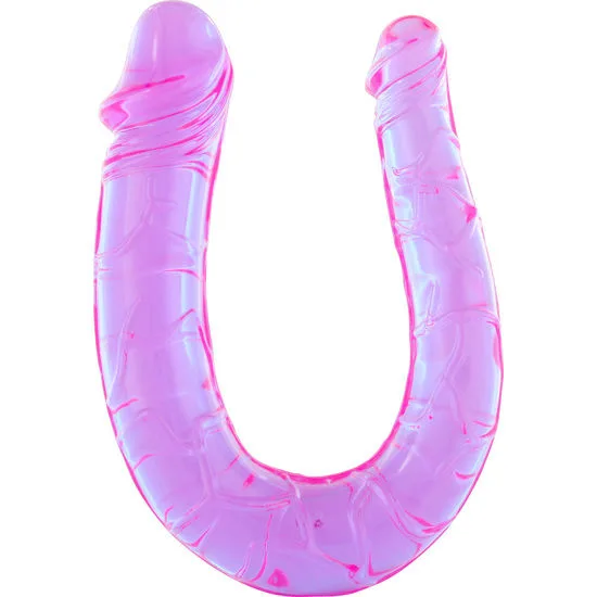 Dildo O Consolador Doble DE GELATINA FLEXIBLE