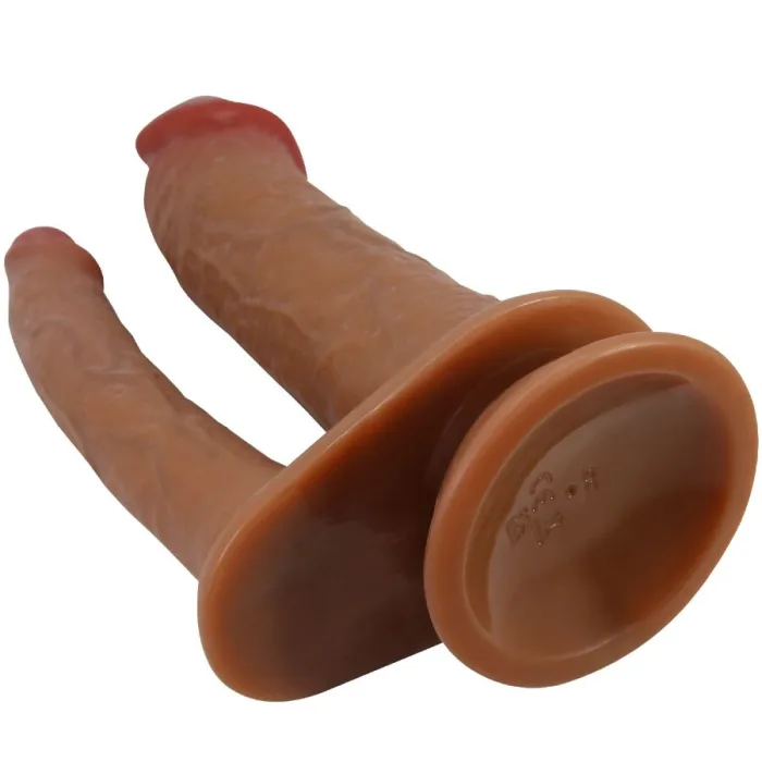 Dildo o Consolador Doble Realista CON VIBRACIÓN MULATO - detalle 4