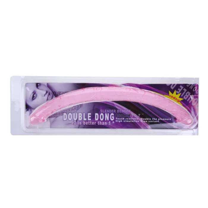 Dildo o Consolador Doble ROSA 44.5 CM - detalle 6