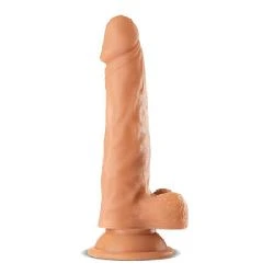 dildo realista con testiculos natural 19,5 cm zane con ventosa - detalle 3