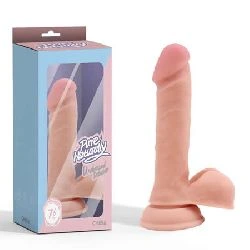 dildo realista silicona dual density 19 cm debater