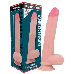 dildo realista silicona liquida de 24 cm premium - detalle 7