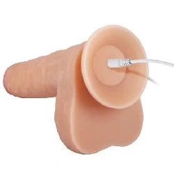 dildo realista vibrador y rotador magnus - detalle 7