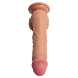 dildo super real de silicona doble densidad 21 cm shequ - detalle 6