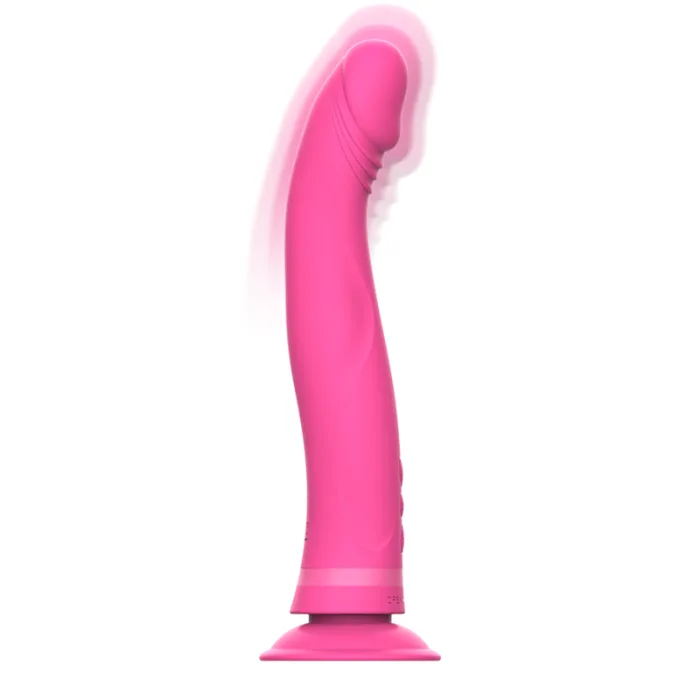 DILDO VIBRADOR SILICONA ROSA - detalle 2