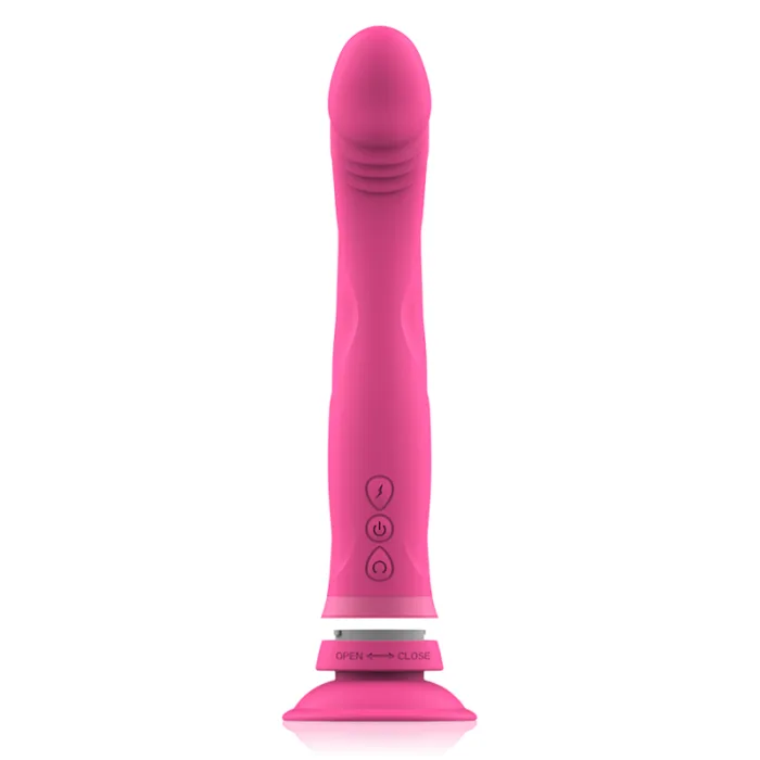 DILDO VIBRADOR SILICONA ROSA - detalle 3