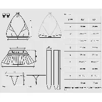 disfraz erotico uniforme set de 5 piezas - detalle 3