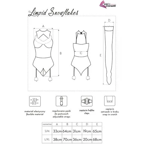Disfraz Navidad Sexy Body Medias Diadema - detalle 5