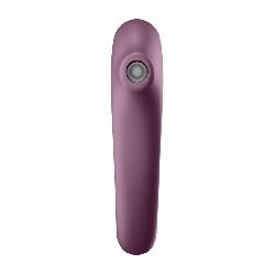 succionador y vibrador dual kiss rojo vino satisfyer - detalle 3
