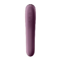 succionador y vibrador dual kiss rojo vino satisfyer - detalle 4