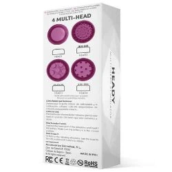 estimulador barato con 4 cabezales morado heady latetobed - detalle 3