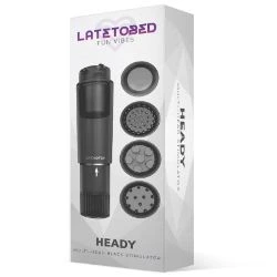 estimulador barato con 4 cabezales negro heady latetobed - detalle 2