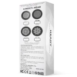 estimulador barato con 4 cabezales negro heady latetobed - detalle 3