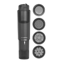 estimulador barato con 4 cabezales negro heady latetobed - detalle 4