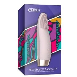 estimulador de silicona conexion usb color nude shequ - detalle 6