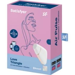 estimulador satisfyer triangulo blanco - detalle 6