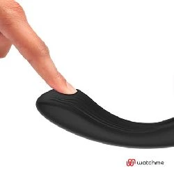 estimulador vibrador curvado control remoto dorado y negro - detalle 6