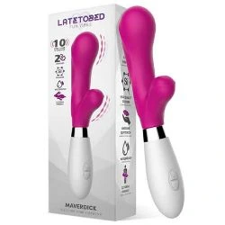 estimulador vibrador doble placer rosa maverdick