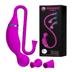 estimulador y succionador 3 en 1 romance - detalle 8