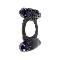 anillo fantasy ringz super duo vibrador negro - detalle 3