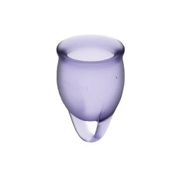 copa menstrual pack 2 morado feel confident - detalle 2